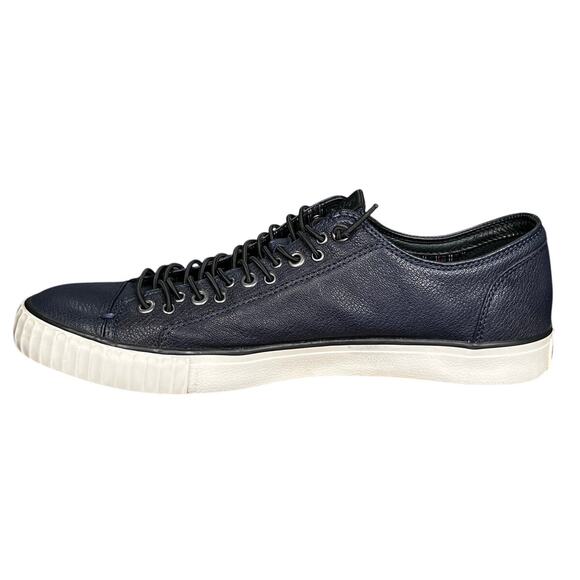 John Varvatos Bootleg Men’s Low Top Blue leather Sneakers Size US 12 main image 4